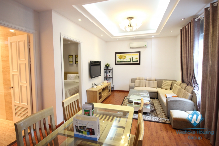 Modern and bright apartment for rent on Lang Ha, Ba Dinh, Hanoi